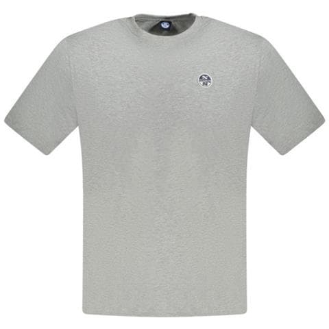 T-shirt da uomo a maniche corte da uomo grigio - Colore: Grigio, Taglia: S - Foto 1