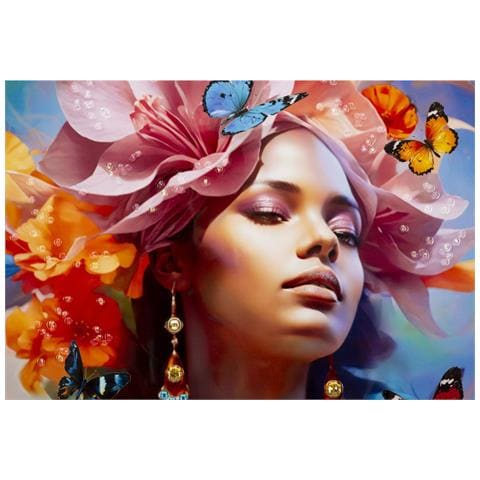 Dipinto Su Tela Marty B Ritratto Emozionale Con Cornice, 62x92 Cm - Foto 2