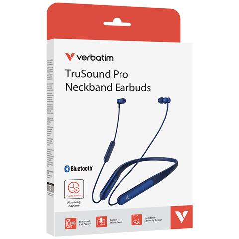 TruSound Pro Auricolare Wireless Passanuca Musica /Giornaliera USB tipo-C Bluetooth Blu - Foto 2