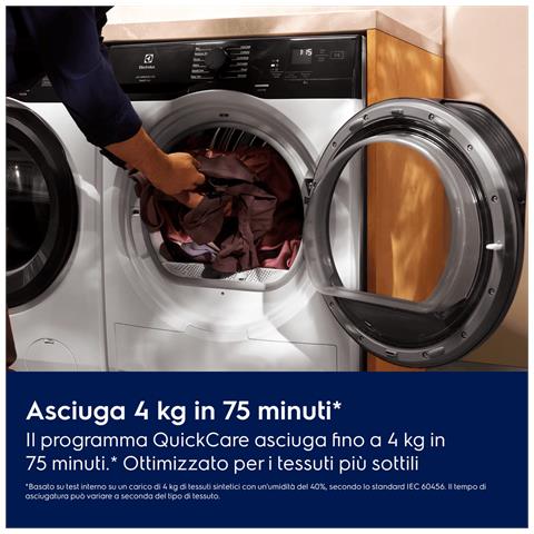 EW6H1ZBG8C asciugatrice Libera installazione Caricamento frontale 8 kg Bianco - Foto 1