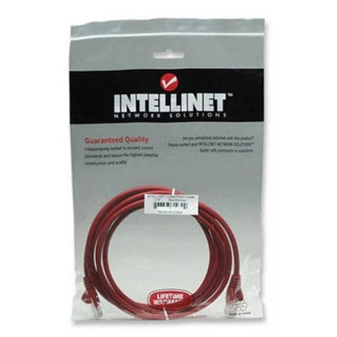 ICOC CCA5U-100-RE - Cavo di rete Patch CCA Cat. 5e Rosso UTP 10 mt - Foto 2