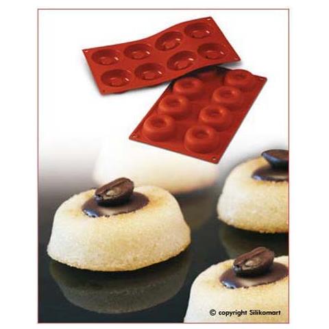 Stampo savarin 8 cavita 6cm classic terracotta silicone - Foto 1