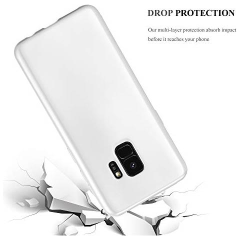 Custodia Compatibile Con Samsung Galaxy S9 In Argento Metallico - Coperchio Protettivo In Silicone Tpu Flessibile - Foto 2
