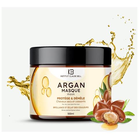 Maschera All'olio Di Argan Con Olio Di Argan, Illuminante E Volume Booster 500 Ml - Foto 7