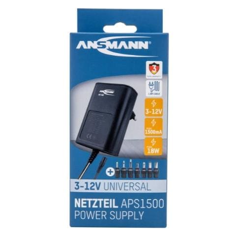 Alimentatore Universale APS 1500 da 18 W con Lunghezza 1.8 metri Colore Nero - Foto 5