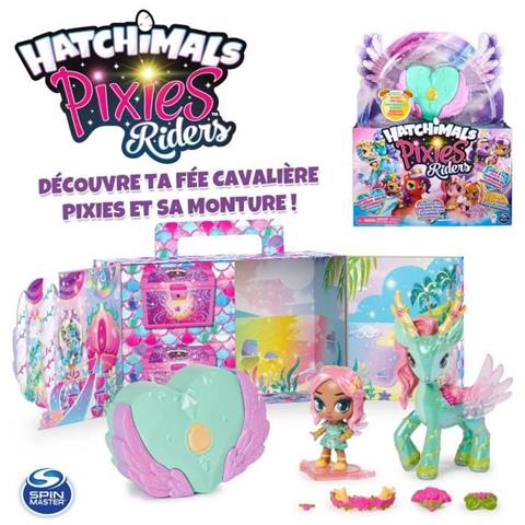 Hatchimals Pixies Riders - 6058551 - Scatola Magica Con Bambole Fatate E Animali Fantastici Da Collezionare - Mini Children Universe - Foto 2