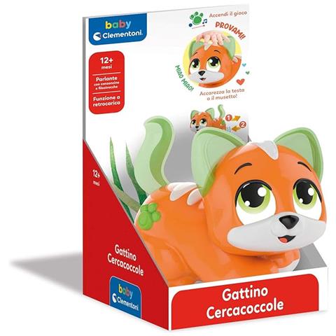 Gattino Cercacoccolei, Prima Infanzia, Gioco Musicale, Giocattolo Elettronico Interattivo Parlante, Bambini 12 Mesi+, Multicolore, 17451 - Foto 2
