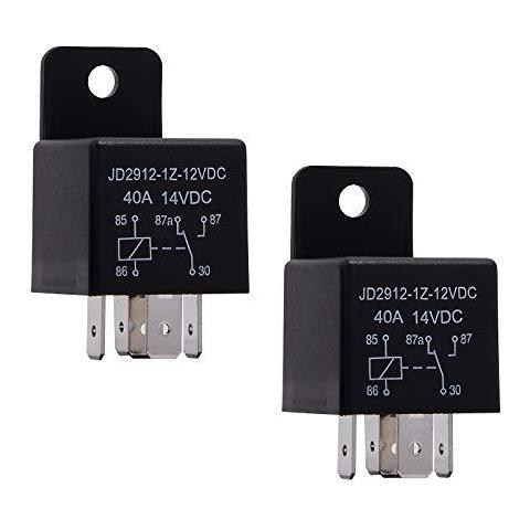 Rel Motore 5 Pin 12v Coil 40amp Spdt Modello No. Jd2912-1z-12vdc 40a 14vdc Contattore Rel Interruttore Di Alimentazione Auto Interruttori E Antipasti 2 Pack - Foto 1
