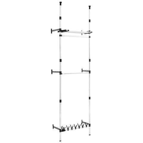 Sistema Telescopico Per Guardaroba Aste Mensole In Alluminio - Foto 1