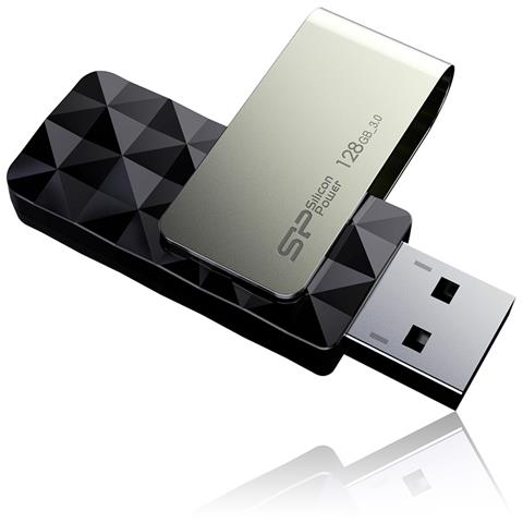 Blaze B30 128GB, USB 3.0 (3.1 Gen 1) , Type-A, 0 - 70 °C, Girare, Nero, Blister - Foto 1