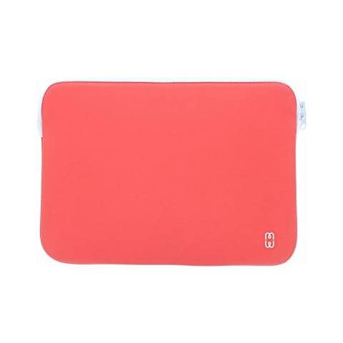MW Coral red / White Sleeve for MacBook Air 13" 13" Custodia a tasca Rosso, Bianco - Foto 1