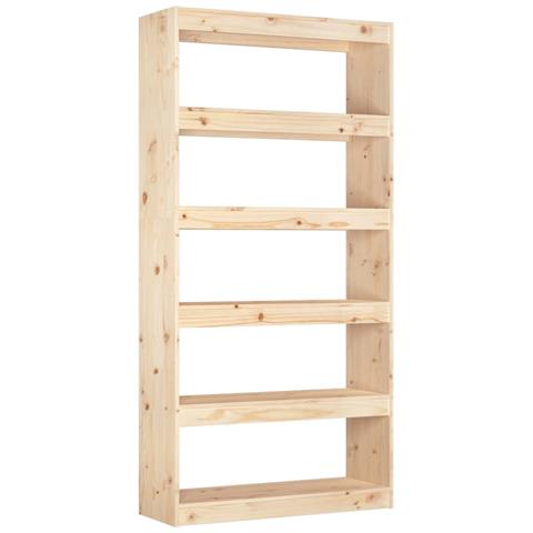 Libreria / divisorio 80x30x167,4 Cm Legno Massello Di Pino - Foto 1