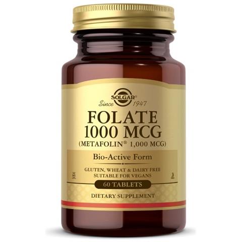 , Folato (come Metafolina), 1000 Mcg, 60 Compresse - Foto 3