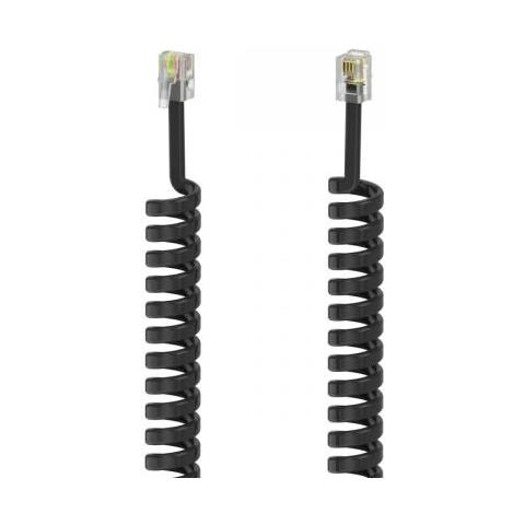 00201151 Cavo Telefonico 3 M Nero - Foto 1