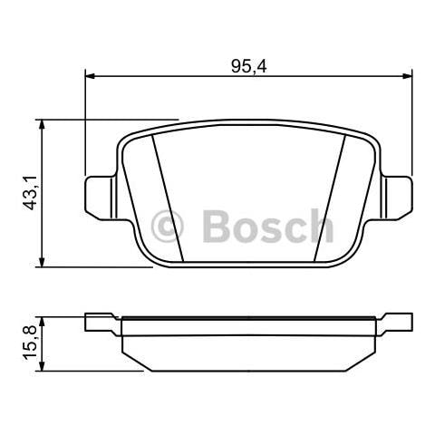 Kit Pastiglie Freno 986494247 - Foto 1