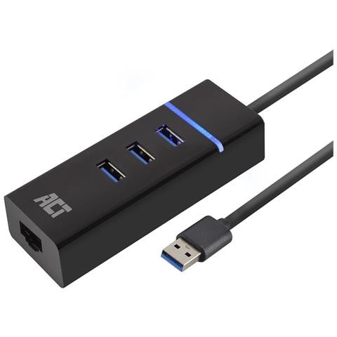 AC6310 replicatore di porte e docking station per laptop Cablato USB 3.2 Gen 1 (3.1 Gen 1) Type-A Nero - Foto 1