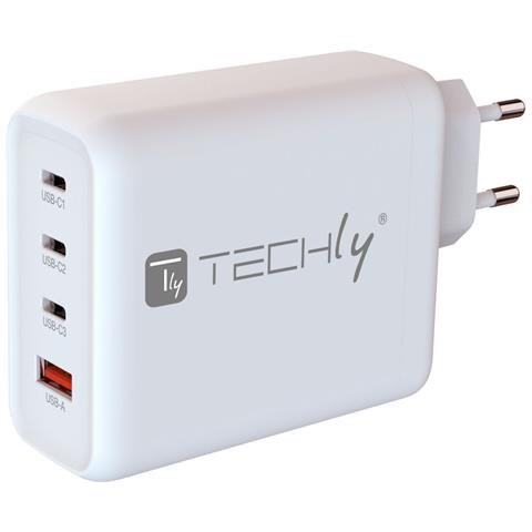 Caricatore Alimentatore Gan 3 Porte Usb-c E 1 Usb-a Da Muro 140w - Foto 1