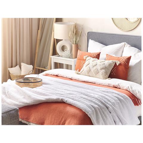 Coperta Bjas 200 X 220 Cm Bianco - Foto 1