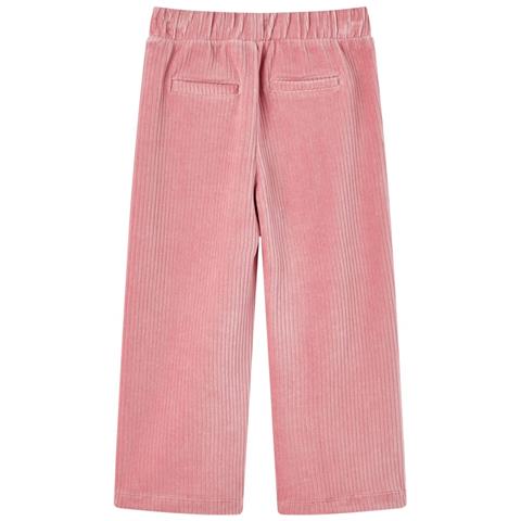 Pantaloni Per Bambini In Velluto A Coste Rosa Chiaro 104 - Foto 2