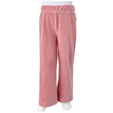 Pantaloni Per Bambini In Velluto A Coste Rosa Chiaro 104 - Foto 8