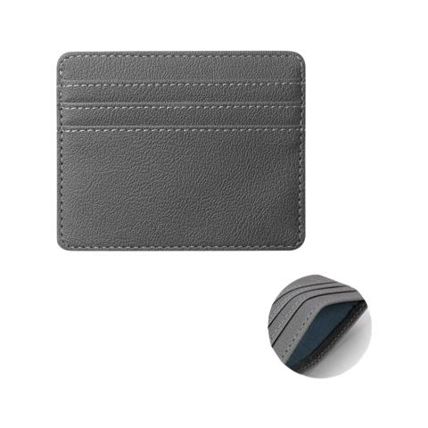 Tasca Portatile Per Carte Di Credito Con Protezione Rfid Gray - Foto 1