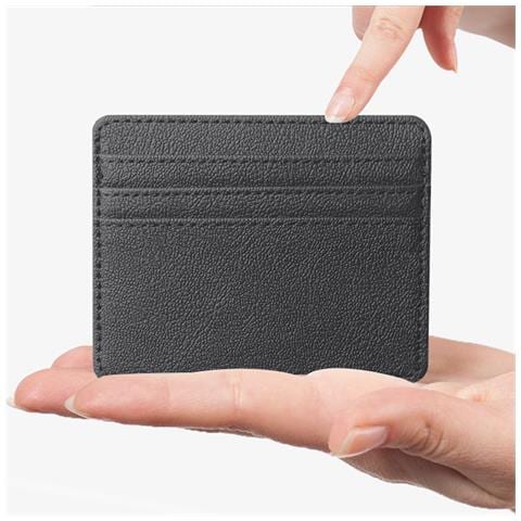 Tasca Portatile Per Carte Di Credito Con Protezione Rfid Gray - Foto 5