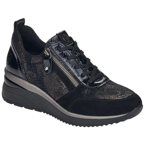 Black Casual Flats Scarpe Basse Sintetico E Tessile Scarpe Donna Nero Eu 37, D2401-02 - Foto 2