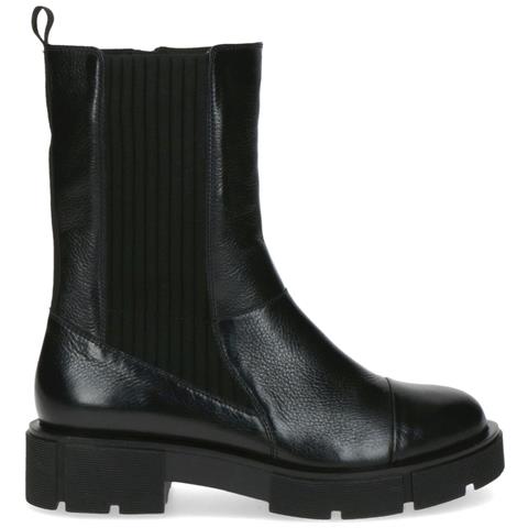 Black Nappa Casual Closed Booties Stivaletti Pelle Scarpe Donna Nero Eu 39, 9-25404-41-022 - Foto 2