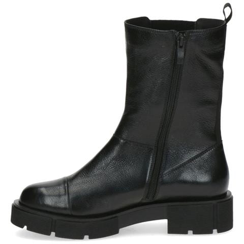 Black Nappa Casual Closed Booties Stivaletti Pelle Scarpe Donna Nero Eu 39, 9-25404-41-022 - Foto 3