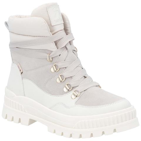 White Casual Closed Ladies Mid Height Boots Stivaletti Pelle Scarpe Donna Bianco Eu 40, W2171-80 - Foto 1