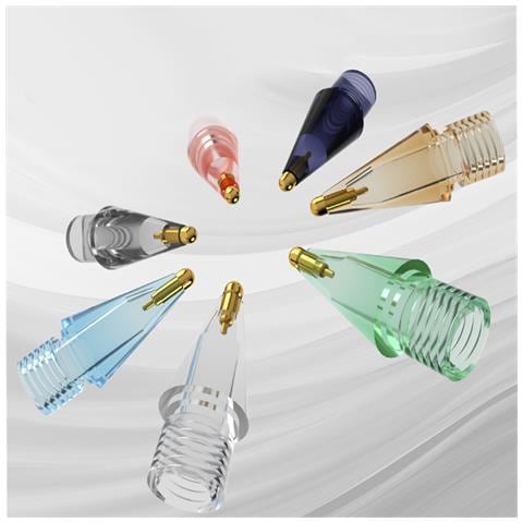 Ricambio Punta In Metallo Per Pencil Ipad Generazione 1 E 2. Trasparente. Colori Casuali. - Foto 2