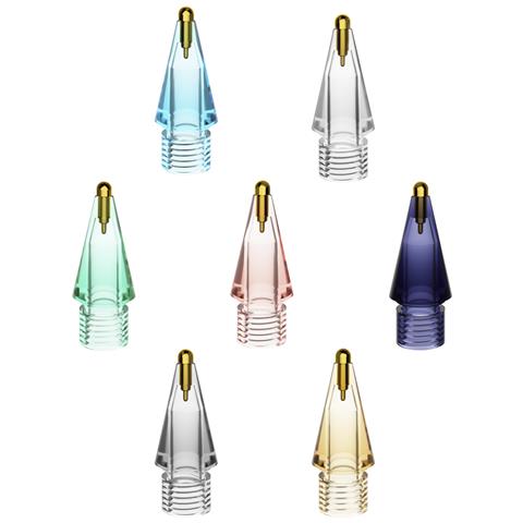 Ricambio Punta In Metallo Per Pencil Ipad Generazione 1 E 2. Trasparente. Colori Casuali. - Foto 1