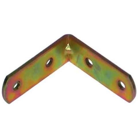 4 Pezzi - Lastrine Di Giunzione Angolari 20x20 - In Acciaio Tropicalizzato - Foto 1