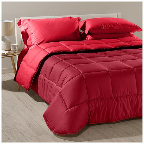 Trapunta Caleffi Bicolor In Cotone Colore Bordeaux Misura Matrimoniale - Foto 4