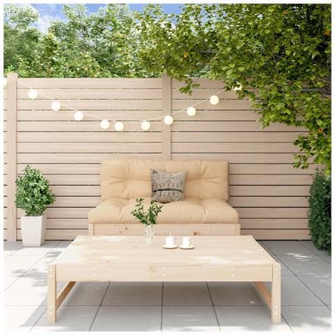 Set Salotto da Giardino 2 pz in Legno Massello di Pino - Foto 2