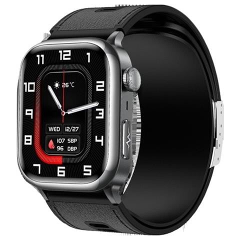 Smart Watch - 2.06 Inch Amoled Full Touch Smartwatch With Ble 5.3, Ip67, 530mah Battery, Magnetic Charging, Nfc - Compatible With Apple, Samsung, Huawei Black - Foto 1