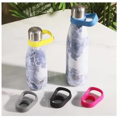 Anello In Silicone Per Borraccia Termica, Portatile E Alla Moda Per Viaggi All'aperto Black - Foto 2