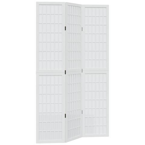 Divisorio Ambienti 3Pannelli Bianco Legno Massello di Paulownia - Foto 1