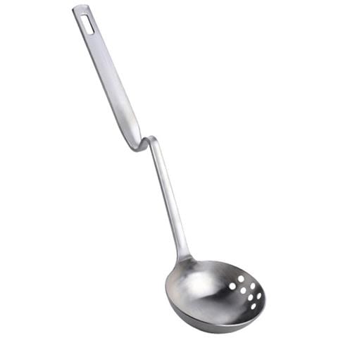 Set Di 2 Cucchiai Forati In Acciaio Inossidabile - Cucchiai Da Zuppa E Colino A Forma Di Z (piccolo E Grande) - Foto 2