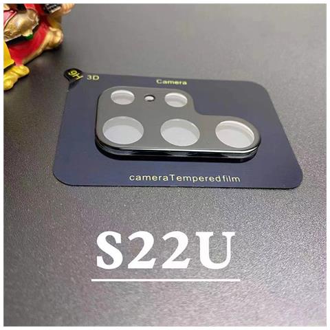 Pellicola Protettiva Per Obiettivo Della Fotocamera A 3 Pezzi Per Samsung S22 Ultra (nero) - Foto 3