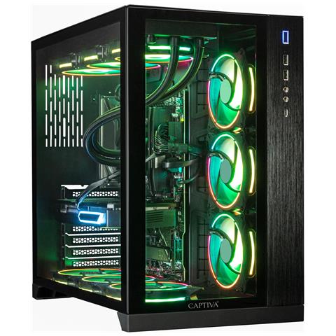 PC Highend Gaming R89-704 (Ryzen 9 7950X /RTX5070 Ti 16GB GDDR7/SSD 2TB / 64GB /WLAN /w /o OS) AMD Ryzen™ 9 DDR5-SDRAM NVIDIA GeForce RTX 5070 Ti Nero - Foto 8