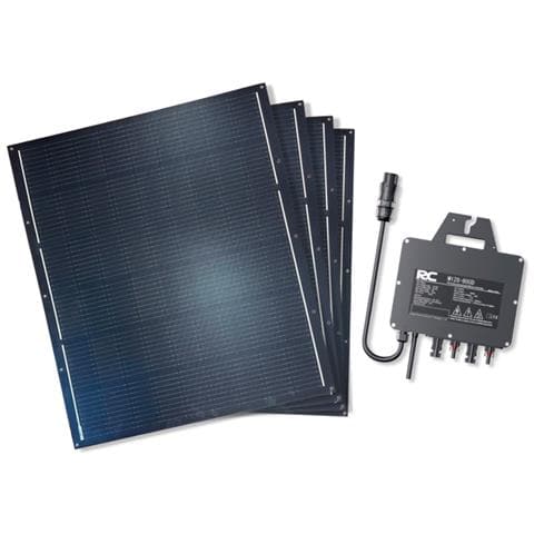 Kit Solare Plug & Play City 800 W con 4 pannelli flessibili 210 Wp - Foto 1