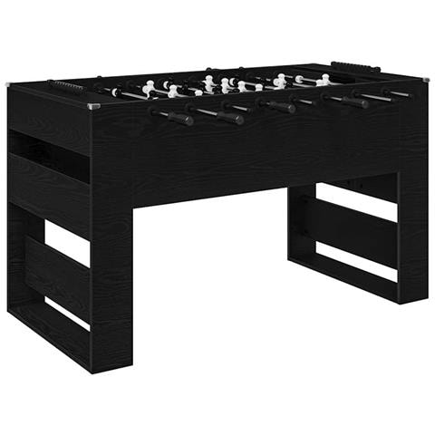 Tavolo da Foosball Rovere Nero 146,5 x 74 x 85 cm - Foto 1