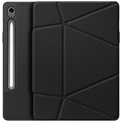 Cover per Galaxy Tab S10 Lite - Pelle /PU, Nero - Foto 1