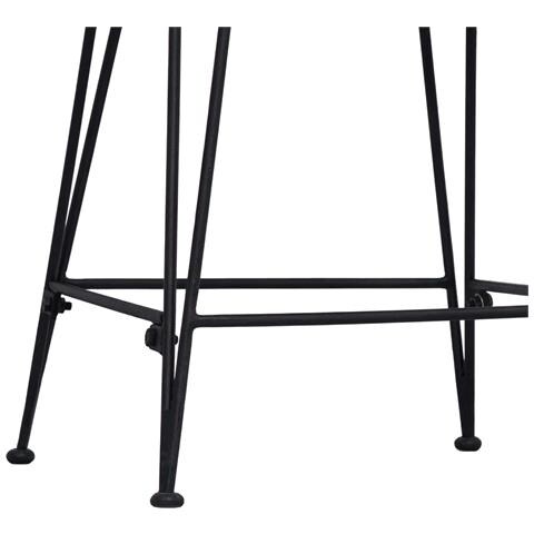 Sgabello da bar 2 pcs Naturale 44 x 54 x 96 cm Rattan e acciaio - Foto 8