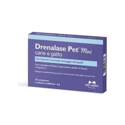 Drenalase Pet Mini Cane Gatto 20 Compresse - Foto 1