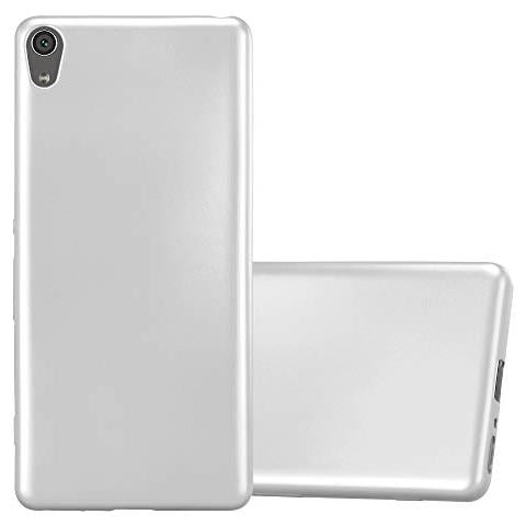 Custodia Compatibile Con Sony Xperia Xa In Argento Metallico - Coperchio Protettivo In Silicone Tpu Flessibile - Foto 1