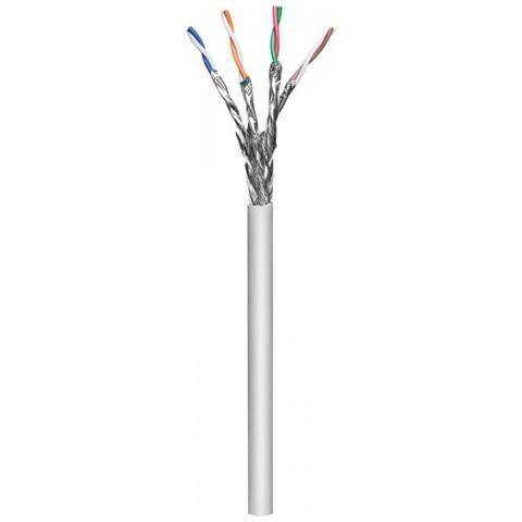 704953 Cavo Di Rete 100 M Cat6a S / ftp [ s-stp] Grigio (network Cable Bulk Cat6a S / ftp- - 100m Copper 23awg Solid Grey)  - Foto 1