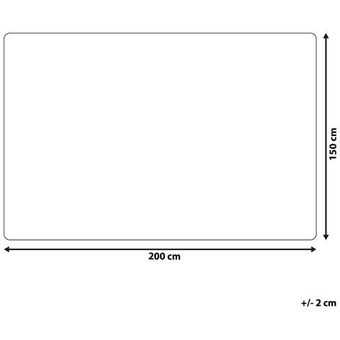 Coperta Di Plaid 150 X 200 Cm Borgogna Tantan - Foto 12