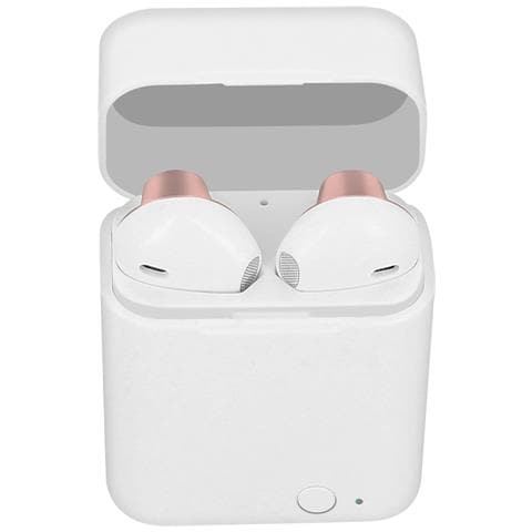 Auricolari Bluetooth 5.0 Custodia Di Ricarica 12h Tasto Di Comando - Rosa - Foto 10